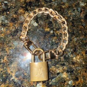 Louis Vuitton Lock #344 with Chain Bracelet